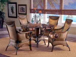 Indoor Wicker Dining Sets Pacifica by South Sea Rattan