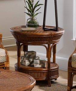 edgewater end table by classic rattan