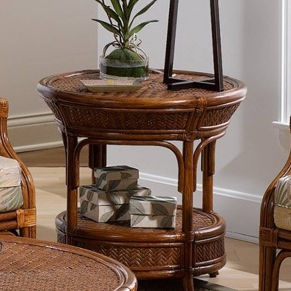 edgewater end table by classic rattan