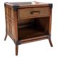 Palm Cove Rattan Wicker 1 Drawer Nightstand