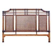 Palm Cove Rattan Wicker Queen Headboard