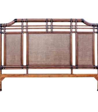 Palm Cove Rattan Wicker Queen Headboard