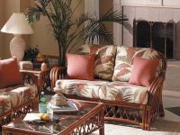 ANTIGUA RATTAN LOVESEAT