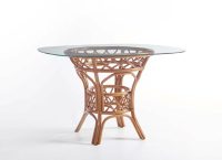 Antigua Dining Table and Glass Top