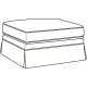 Benton Indoor Ottoman by Braxton Culler Made in the USA Model 628-009