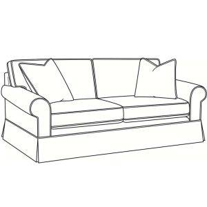 Benton Indoor Loft Sofa by Braxton Culler Made in the USA Model 628-010