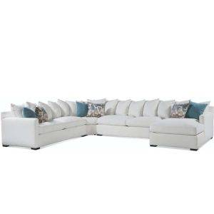 Melrose Place Indoor 4-Piece Sectional by Braxton Culler Made in the USA Model 706-4PC-SEC1