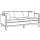 Tribeca Indoor 3 over 3 Sofa by Braxton Culler Made in the USA Model 711-011