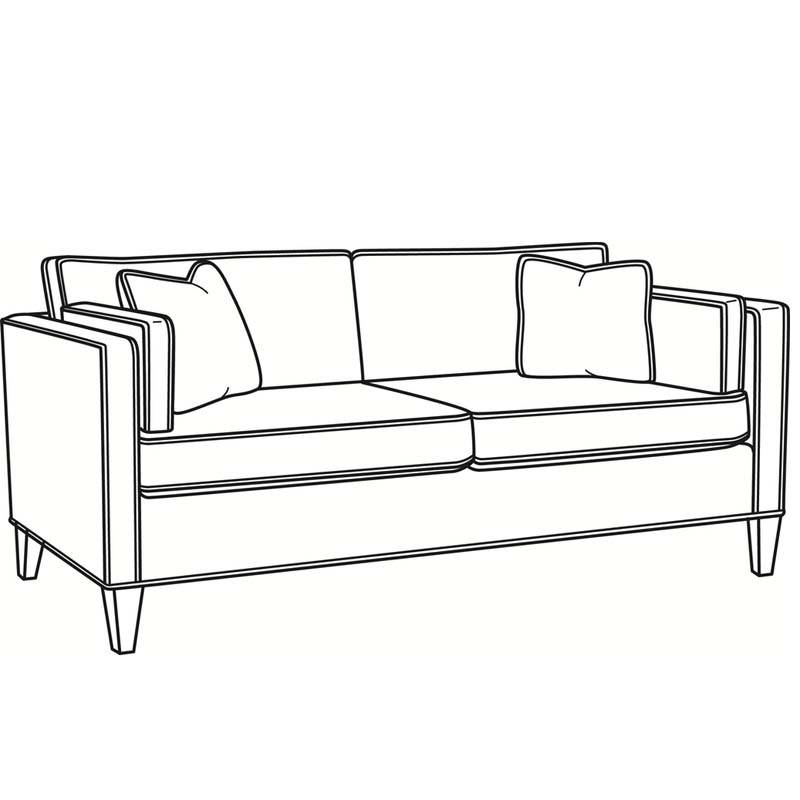 Manhattan Indoor Loft Sofa by Braxton Culler Made in the USA Model 713-010