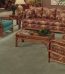 Caliente Rattan 2 Pc Set with 1 Coffee Table and 1 End Table from Classic Rattan Model 1543-1544G-SET