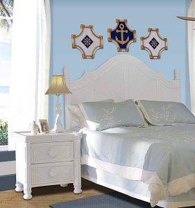 white coral cove 2 pc bedroom set