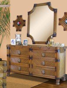 Coral Cove dresser and mirror