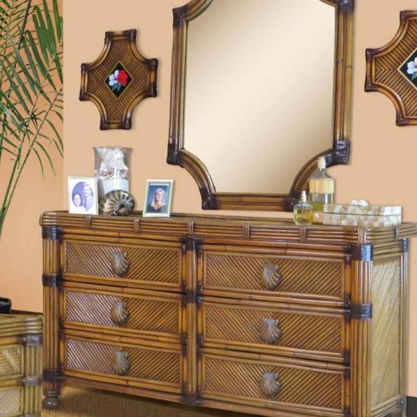 Coral Cove dresser and mirror