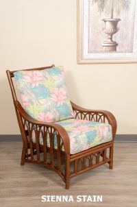 Cuba Lounge Chair in Sienna Stain