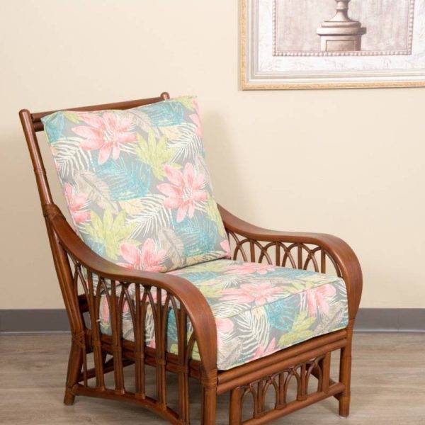 Cuba Lounge Chair in Sienna Stain