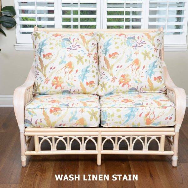 Cuba Loveseat in Wash Linen Stain