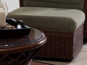 Eastwind Rattan Glider Ottoman from Classic Rattan Model 9325