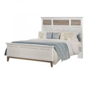 kauai white complete bed