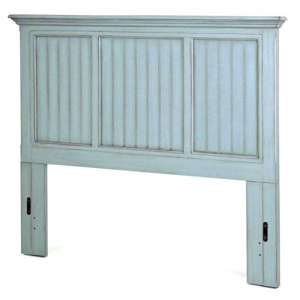 Monaco Distressed Blue Stain Queen Headboard