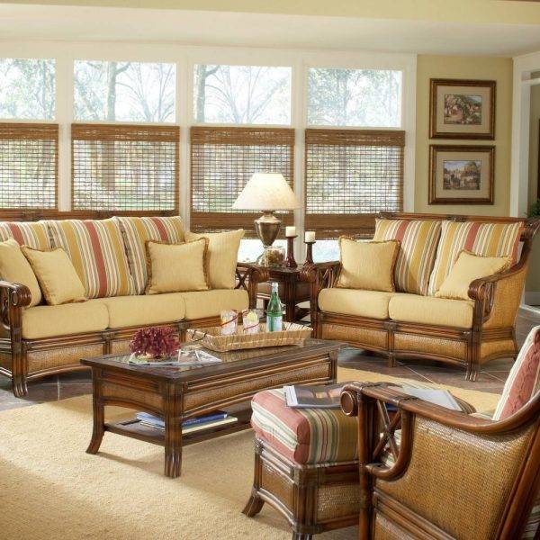 Pacifica Living Room 5 Pc SET Model 4300-SET By South Sea Rattan