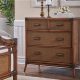 Palm Cove Rattan Wicker 4 Drawer Split Chest