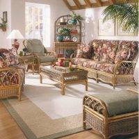 Everglade Rattan 5 Pc Living Room Set Model 905-5PCSET Made in the USA by Braxton Culler – Choice of Cushions Made in the USA