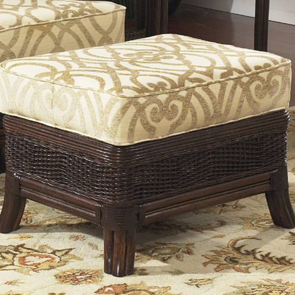 Windsor Wicker Ottoman from Classic Rattan Model 9828