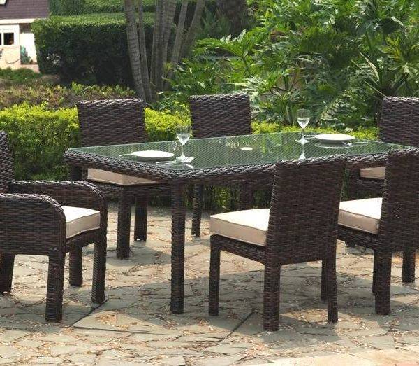 St Tropez Dining Set by South Sea Rattan