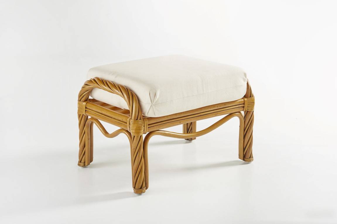 New Twist Ottoman Model 3306OT from South Sea Rattan