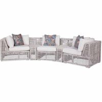 Central Park Outdoor Curved Sectional by Braxton Culler Model 472-5PC-SEC