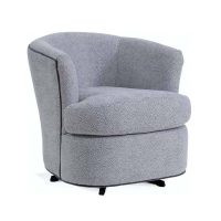Ashby Indoor Swivel Tub Chair by Braxton Culler Model 539-005 – Choice of Cushions Made in the USA