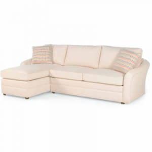 Wexler Indoor Chaise Sectional by Braxton Culler Made in the USA Model 518-2PC-SEC4