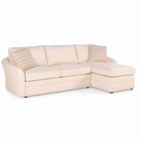 Wexler Indoor Chaise Sectional by Braxton Culler Made in the USA Model 518-2PC-SEC3
