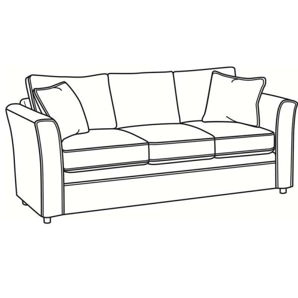 Northfield Indoor 3 over 3 Sofa by Braxton Culler Made in the USA Model 550-0113