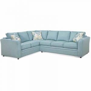 Northfield Indoor Two-Piece L Sectional by Braxton Culler Made in the USA Model 550-2PC-SEC1