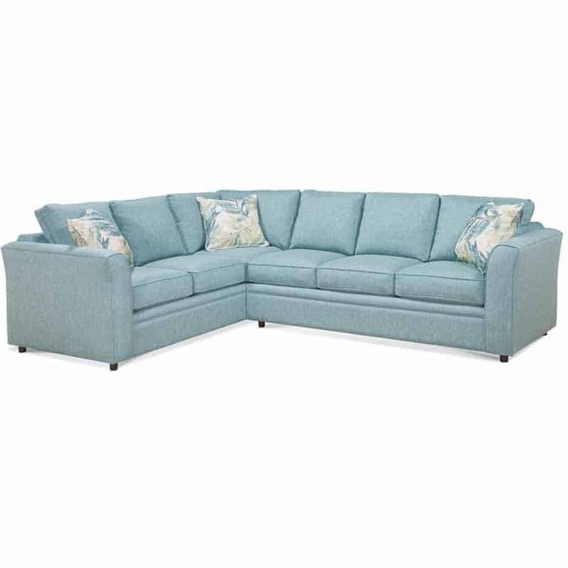 Northfield Indoor Two-Piece L Sectional by Braxton Culler Made in the USA Model 550-2PC-SEC1