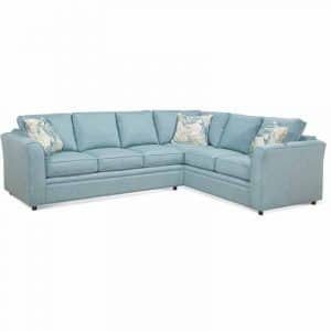Northfield Indoor Two-Piece L Sectional by Braxton Culler Made in the USA Model 550-2PC-SEC2