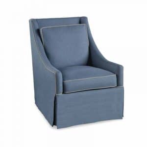 Osborne Indoor Swivel Chair by Braxton Culler Model 5602-005