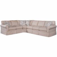 Benton Indoor Three-Piece Corner Sectional by Braxton Culler Made in the USA Model 628-3PC-SEC3