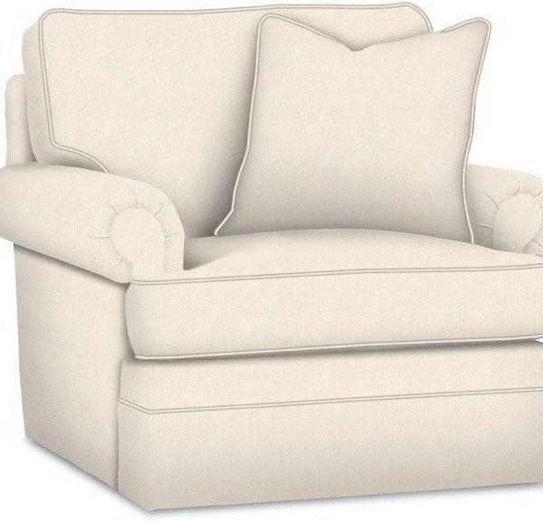 Kensington Indoor Customizable Swivel Chair by Braxton Culler Made in the USA Model 7000-005