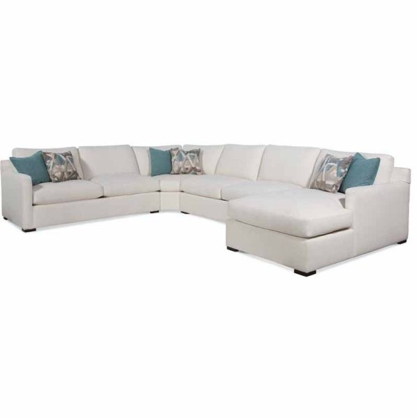 Bel-Air Indoor 4-Piece Sectional by Braxton Culler Made in the USA Model 705-4PC-SEC1