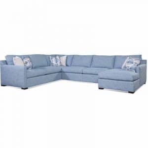 Bel-Air Indoor 5-Piece Sectional by Braxton Culler Made in the USA Model 705-5PC-SEC1