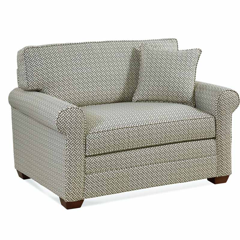 Bedford Indoor Twin Sleeper Chair by Braxton Culler Made in the USA Model 728-014