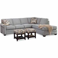 Bedford Indoor Two-Piece Bumper Sectional by Braxton Culler Made in the USA Model 728-2PC-SEC2