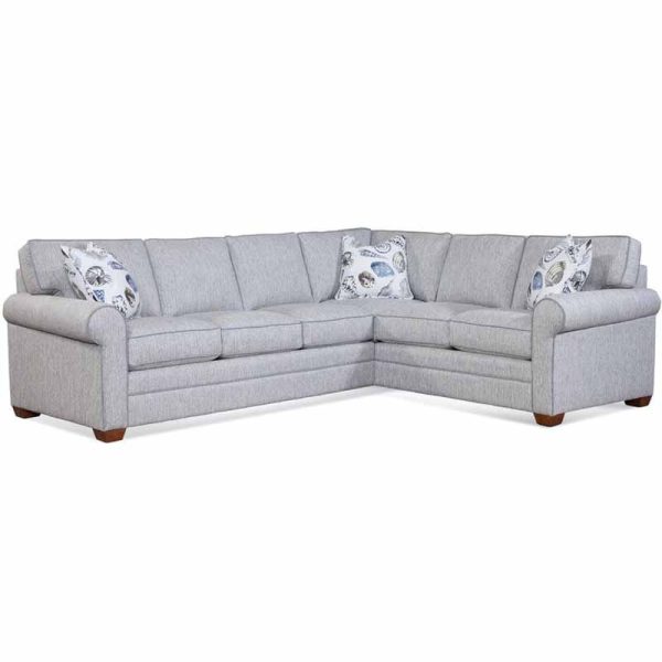 Bedford Indoor Two-Piece Corner Sectional by Braxton Culler Made in the USA Model 728-2PC-SEC4