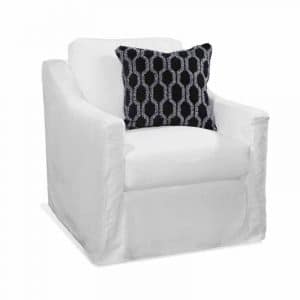 Oliver Indoor Chair with Slipcover by Braxton Culler Made in the USA Model 731-001XP