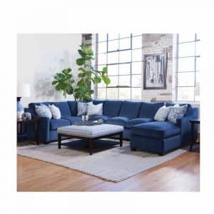 Oliver Indoor Sectional by Braxton Culler Made in the USA Model 731-3PC-SEC3