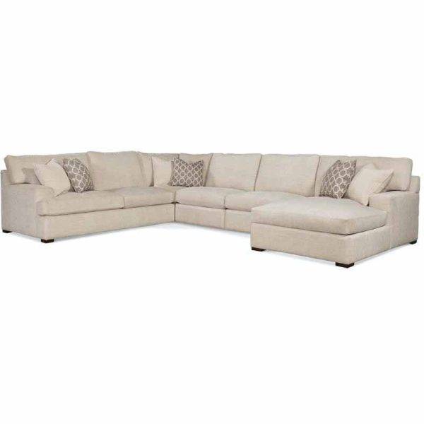 Cambria Indoor 5-Piece Chaise Sectional by Braxton Culler Made in the USA Model 784-5PC-SEC1