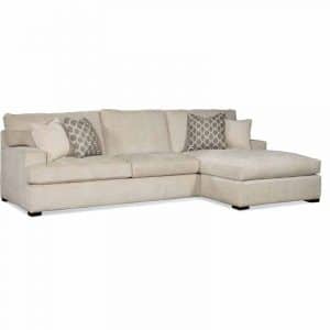 Cambria Indoor 2-Piece Chaise Sectional by Braxton Culler Made in the USA Model 784-2PC-SEC1