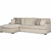 Cambria Indoor 2-Piece Chaise Sectional by Braxton Culler Made in the USA Model 784-2PC-SEC2